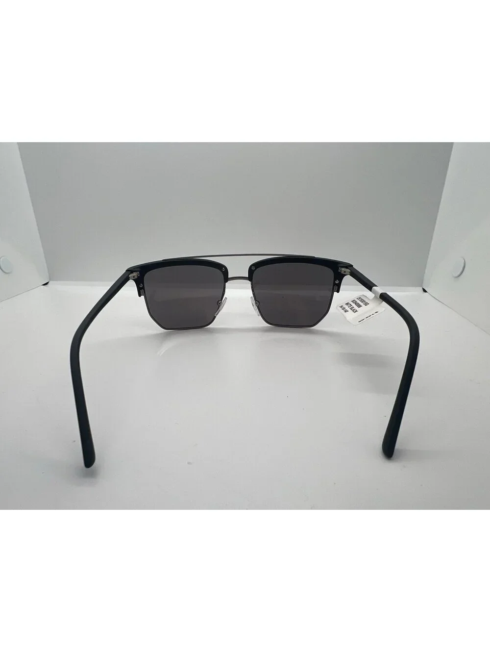 Calvin Klein Men's Matte Black Geometric Sunglasses